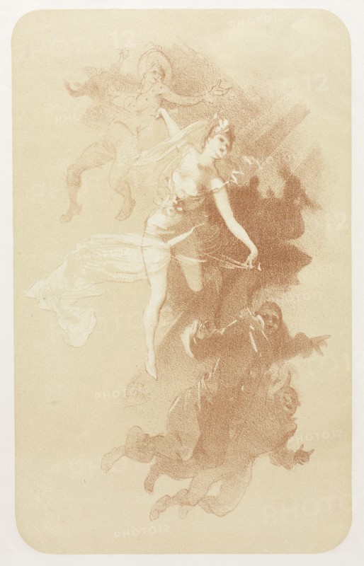 The Dance, 1893. Jules Chéret (French, 1836-1932), L'Estampe Originale, Album IV. Lithograph printed in colors; sheet: 59.7 x 42.8 cm (23 1/2 x 16 7/8 in.); image: 37 x 22.9 cm (14 9/16 x 9 in.)