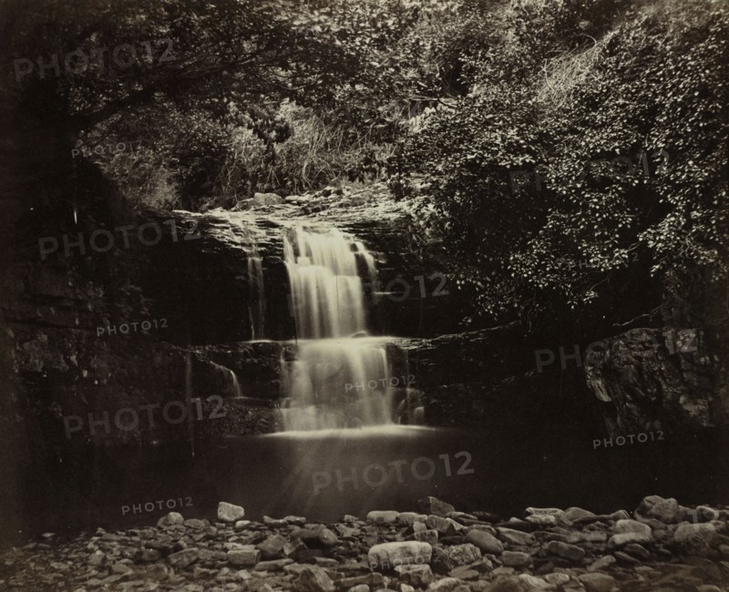 The Photographic Album for the Year 1855, Being Contributions from the Members & the Photographic Club, pl. 25: Vale of Neath, 1854. G. B, Gething (British). Albumen print from dry collodion negative; image: 19.8 x 24.5 cm (7 13/16 x 9 5/8 in.); matted: 40.6 x 50.8 cm (16 x 20 in.)