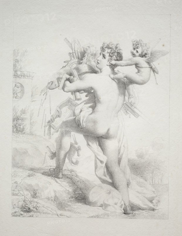 Grasp All, Lose All. Pierre Guérin (French, 1774-1833). Lithograph