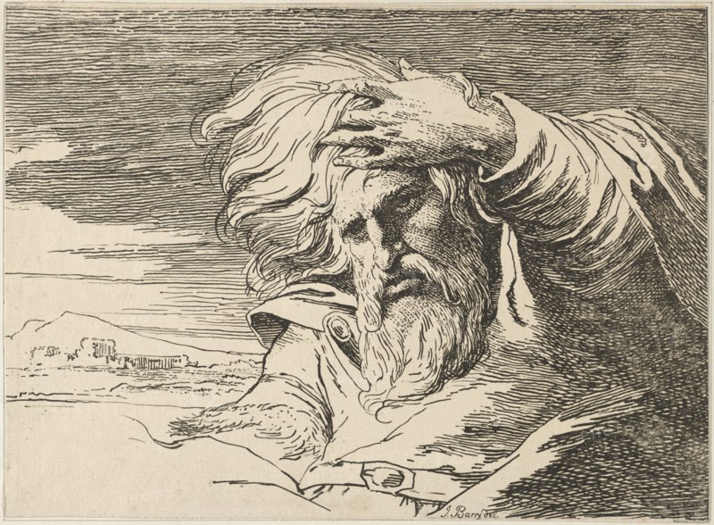 Eastern Patriarch, 1803. James Barry (British, 1741-1806). Lithograph