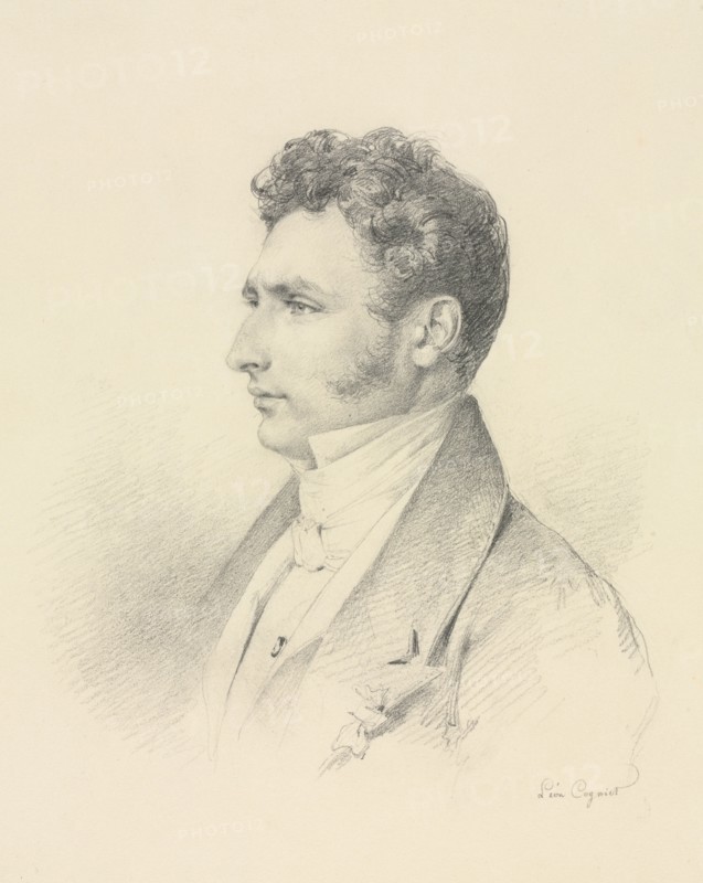 Portrait of a Gentleman, c. 1835. Léon Cogniet (French, 1794-1880). Graphite; sheet: 23.9 x 18.6 cm (9 7/16 x 7 5/16 in.).