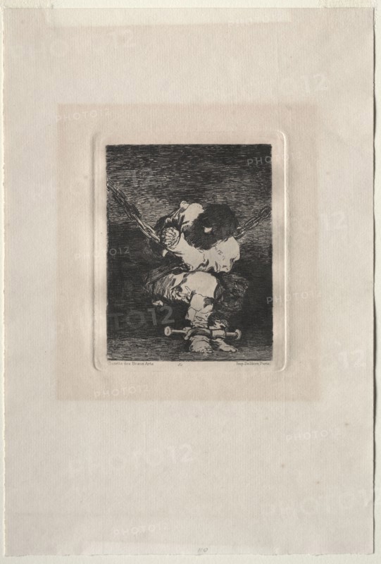 Little Prisoner, 1867. Francisco de Goya (Spanish, 1746-1828). Etching and engraving