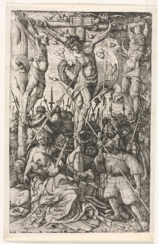 The Calvary, c. 1520. Daniel I Hopfer (German, c. 1470-1536). Etching