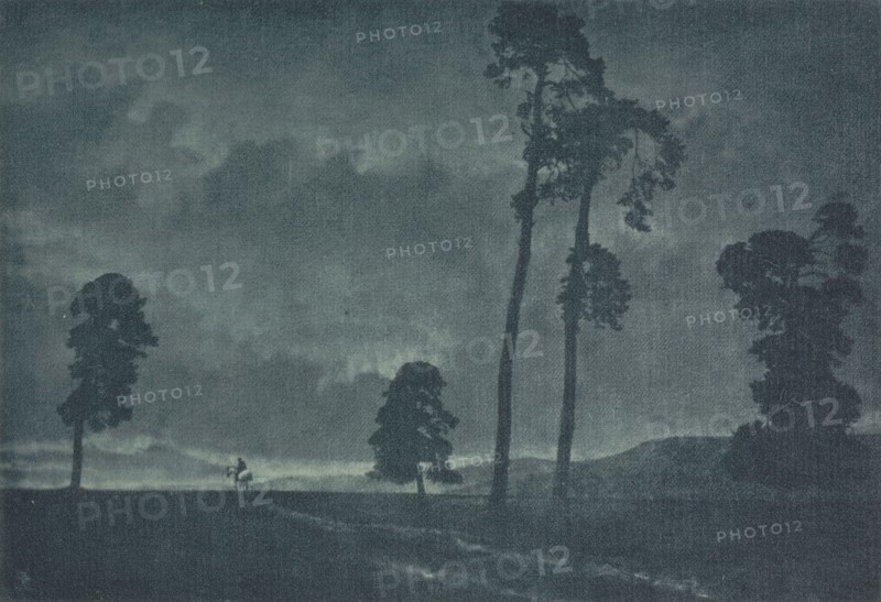 Camera Work: The Solitary Horseman, 1904. Theodor Hofmeister (German, 1868-1943), and Oskar Hofmeister (German, 1871-1937). Photogravure