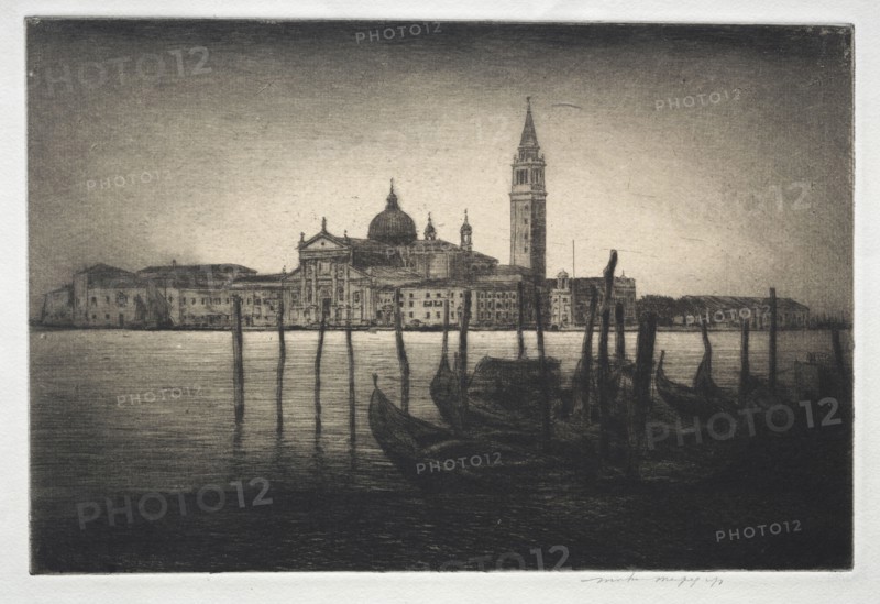 San Giorgio Maggiore, 1910. Mortimer Menpes (British, 1860-1938). Etching