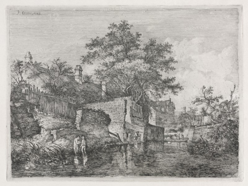 Front of the New Mills, 1813. John Crome (British, 1768-1821). Etching; sheet: 38.5 x 55.7 cm (15 3/16 x 21 15/16 in.); platemark: 22.5 x 30.2 cm (8 7/8 x 11 7/8 in.)