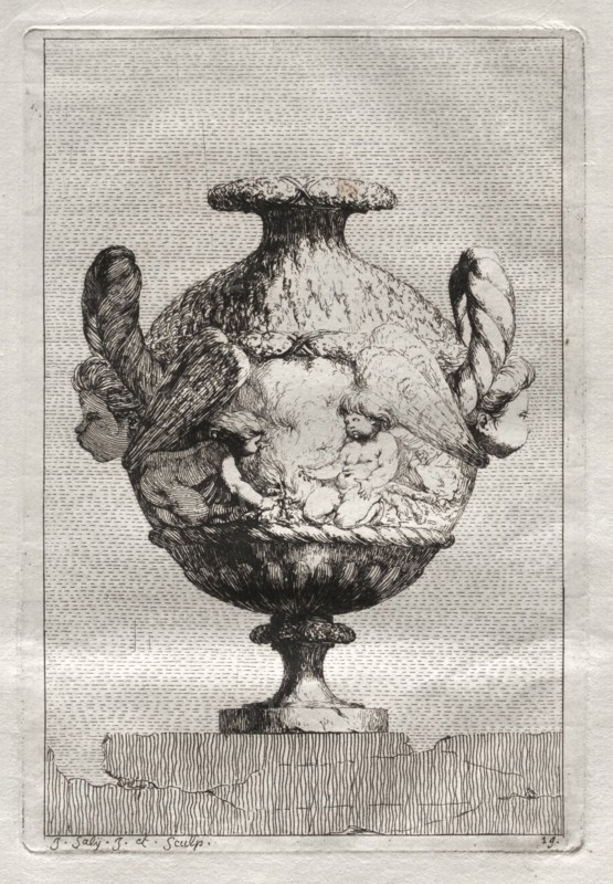 Suite of Vases:  Plate 19, 1746. Jacques François Saly (French, 1717-1776). Etching