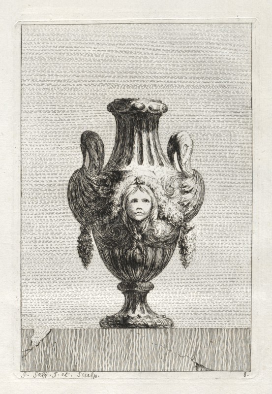 Suite of Vases:  Plate 8, 1746. Jacques François Saly (French, 1717-1776). Etching
