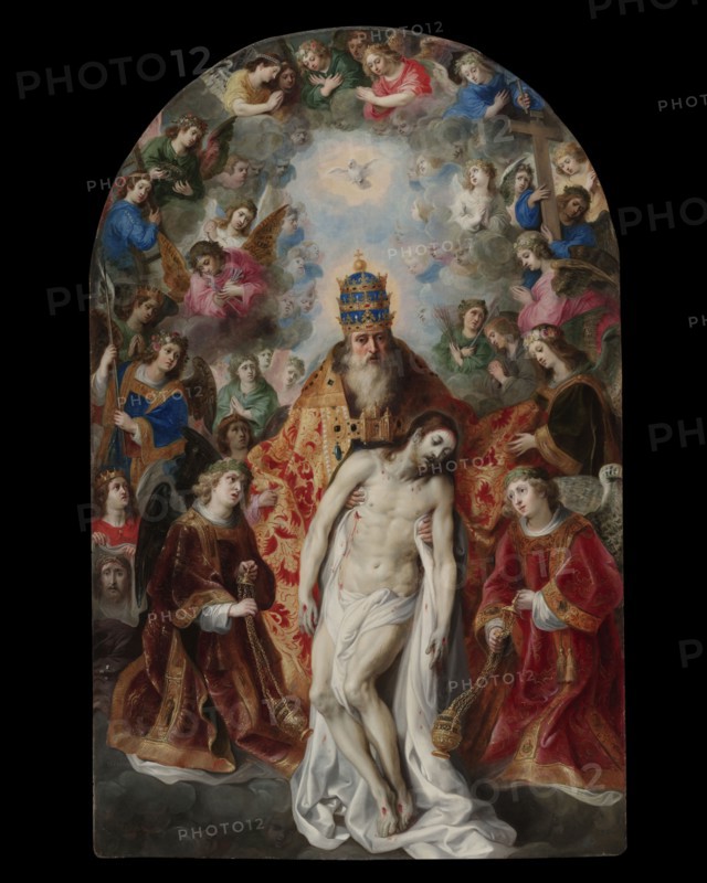 The Trinity, c. 1620. Hendrik van Balen (Flemish, 1575-1632). Oil on wood; framed: 134 x 107 x 7 cm (52 3/4 x 42 1/8 x 2 3/4 in.); unframed: 114.6 x 73.9 cm (45 1/8 x 29 1/8 in.).
