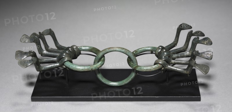 Cauldron Ornament, c. 1200. Central Europe, Bronze Age. Bronze with iron rivets; overall: 23.2 cm (9 1/8 in.).
