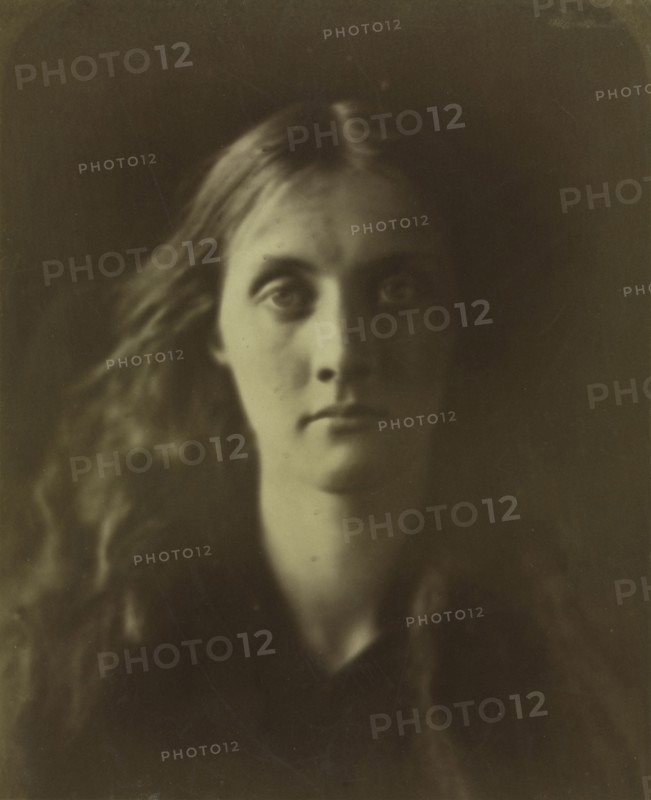 Julia Jackson Duckworth (1846-1895), 1867. Julia Margaret Cameron (British, 1815-1879). Albumen print from wet collodion negative; image: 28.4 x 22.4 cm (11 3/16 x 8 13/16 in.); matted: 50.8 x 40.6 cm (20 x 16 in.)