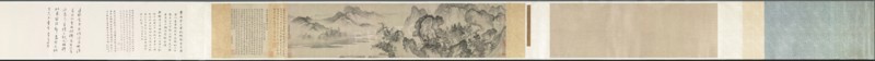 Buddha's Conversion of Five Bhiksu, mid-14th Century. Li Sheng (Chinese, active c. 1324-after 1375). Handscroll, ink on paper; painting only: 26.7 x 110.5 cm (10 1/2 x 43 1/2 in.).