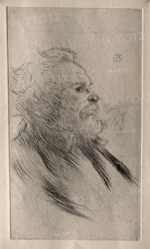 Charles Maurin, 1898. Henri de Toulouse-Lautrec (French, 1864-1901). Drypoint; sheet: 25.4 x 19.8 cm (10 x 7 13/16 in.); platemark: 16.9 x 9.4 cm (6 5/8 x 3 11/16 in.).