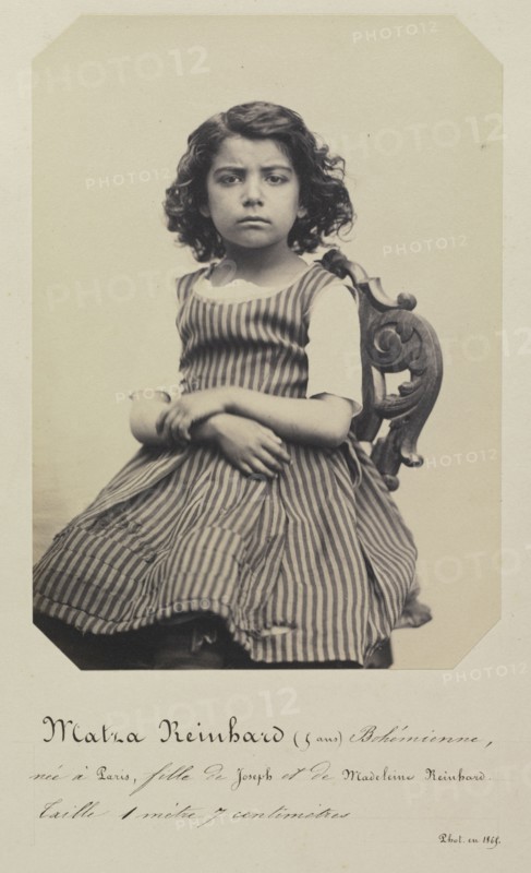 Matra Reinhard, 1868. Jacques-Philippe Potteau (French, 1807-1876). Albumen print from wet collodion negative; image: 17.2 x 12.3 cm (6 3/4 x 4 13/16 in.); mounted: 37.5 x 28.2 cm (14 3/4 x 11 1/8 in.); matted: 45.7 x 35.6 cm (18 x 14 in.)
