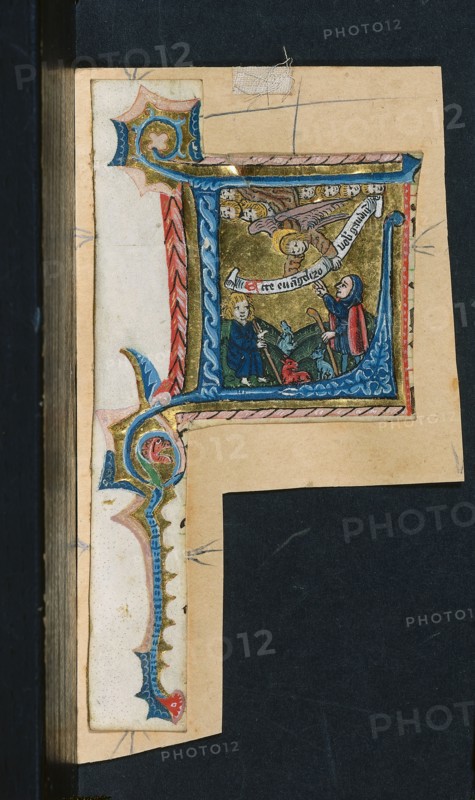 Three Cuttings from a Missal, c. 1470-1500. Germany, Franconia or Saxony (?) or Silesia (?), 15th century. Ink, tempera and gold on vellum; each leaf: 17.6 x 9 cm (6 15/16 x 3 9/16 in.)