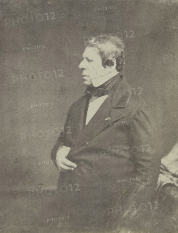 Jean Auguste Dominique Ingres, 1852. Victor Laisné (French, 1825-1897). Salted paper print from a paper negative; image: 20.8 x 15.9 cm (8 3/16 x 6 1/4 in.); matted: 50.8 x 40.6 cm (20 x 16 in.)