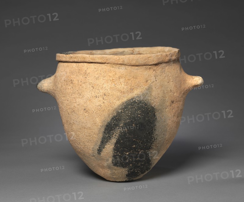 Vessel with Two Lugs, 100s BC. Korea, Proto-Three Kingdoms period (100 BC-AD 300). Earthenware; overall: 23.5 cm (9 1/4 in.); outer diameter: 23 cm (9 1/16 in.).