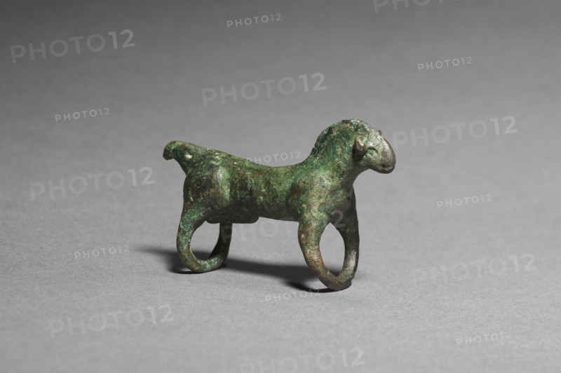Horse Figurine with Looped Legs, mid 6th century BC. Northern Greece, 6th Century BC. Bronze; overall: 3.6 x 5.8 cm (1 7/16 x 2 5/16 in.).