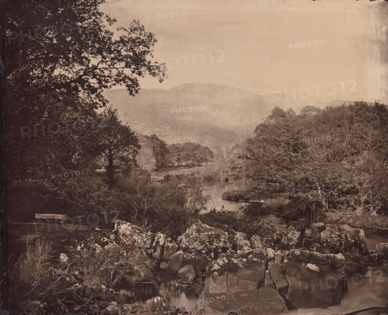 View from the Lawn, Dennicanniby, 1870s. Vernon Heath (British, 1819-1895). Carbon print; image: 58.5 x 72.5 cm (23 1/16 x 28 9/16 in.); matted: 81.3 x 96.5 cm (32 x 38 in.)