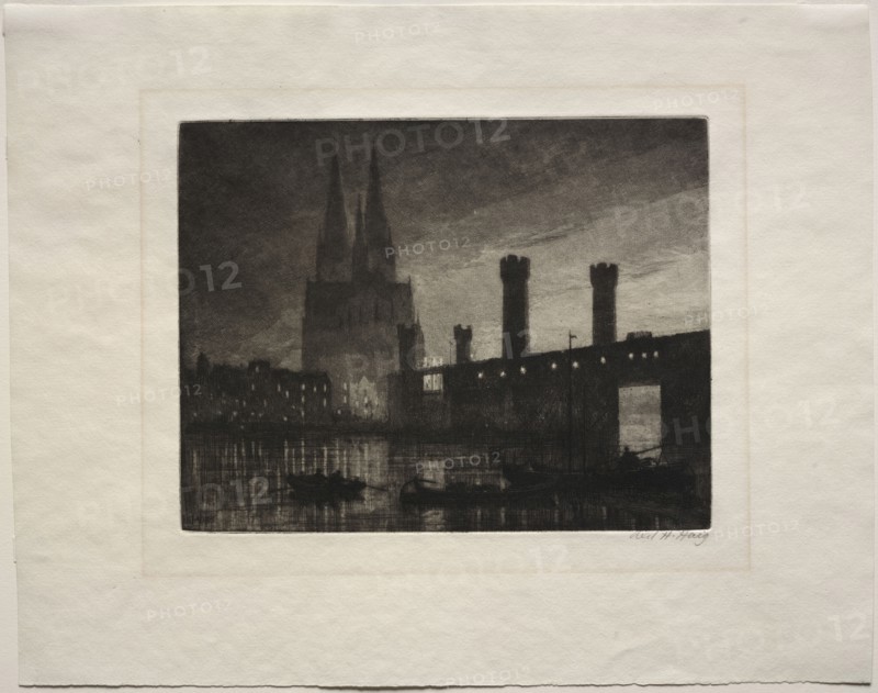 Cologne, 1886. Axel Herman Haig (Swedish, 1835-1921). Etching and aquatint; sheet: 25.7 x 32.4 cm (10 1/8 x 12 3/4 in.); platemark: 15.5 x 20.2 cm (6 1/8 x 7 15/16 in.).