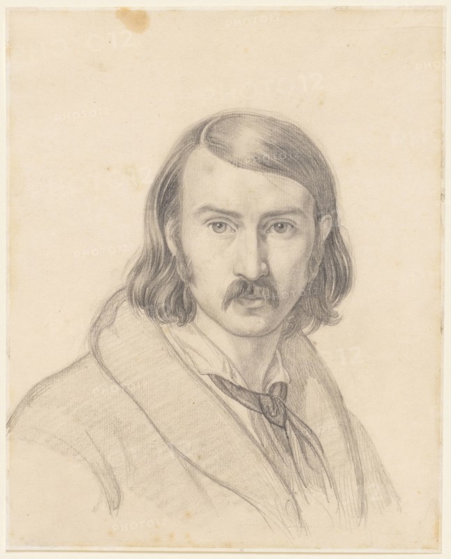 Self-Portrait, 1838. Friedrich Preller (German, 1804-1878). Graphite; sheet: 21.2 x 17.1 cm (8 3/8 x 6 3/4 in.).