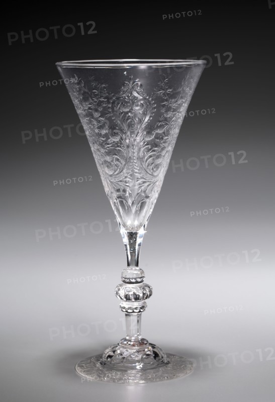 Glass from a Place Setting, c. 1890-1920. Probably America, late 19th-early 20th century. Glass; overall: 20.3 x 9.6 cm (8 x 3 3/4 in.).