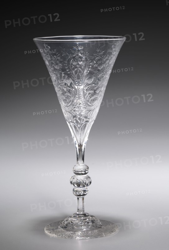 Glass from a Place Setting, c. 1890-1920. Probably America, late 19th-early 20th century. Glass; overall: 19.9 x 9.5 cm (7 13/16 x 3 3/4 in.).