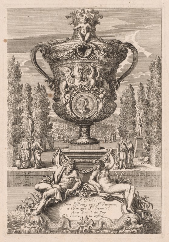 Decorative Urn, 1600s. Jean Le Pautre (French, 1618-1682). Etching; sheet: 26.8 x 19.1 cm (10 9/16 x 7 1/2 in.); platemark: 23 x 15.8 cm (9 1/16 x 6 1/4 in.)