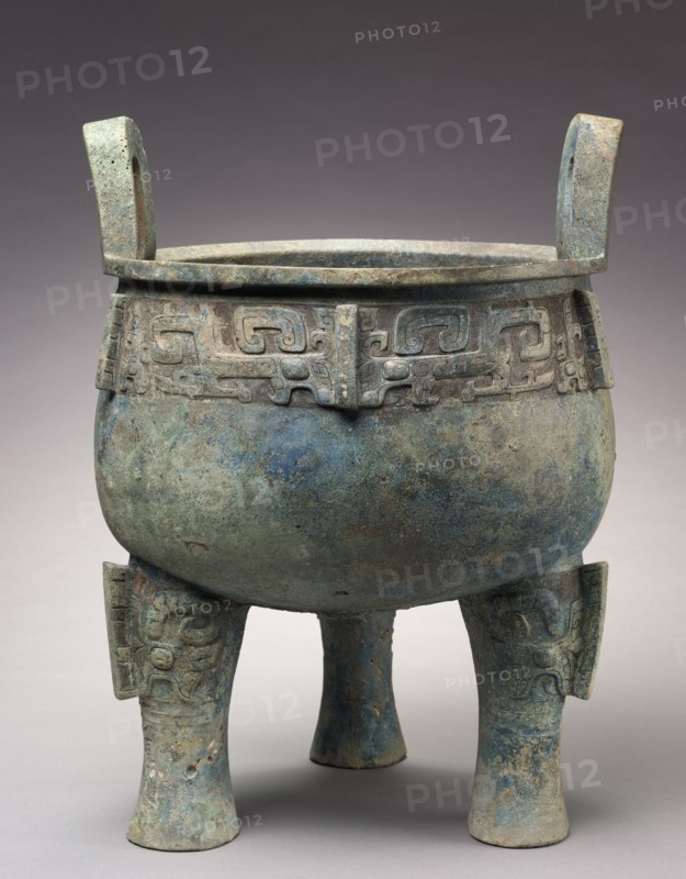 Tripod (Ding), 1000s BC. China, early Western Zhou dynasty (c. 1046-771 BC). Bronze; overall: 57.4 cm (22 5/8 in.)