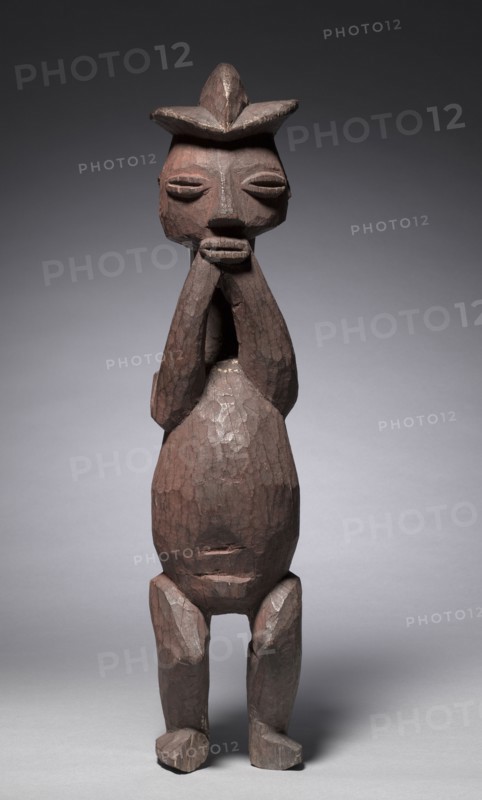 Male Figure, mid to late 1800s. Central Africa, Democratic Republic of the Congo, Hungaan, mid to late 19th century. Wood; overall: 68 cm (26 3/4 in.)