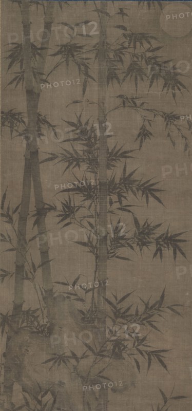 Bamboo in Four Seasons: Spring, 1279-1368. China, Yuan dynasty (1271-1368). Hanging scroll, ink on silk;