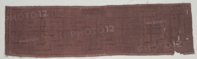 Fragment of Woman's overskirt (ncaka), late 1800s-early 1900s. Africa, Democratic Republic of the Congo, late 19th or early 20th century. Raffia palm fiber ; overall: 121.4 x 33.3 cm (47 13/16 x 13 1/8 in.)