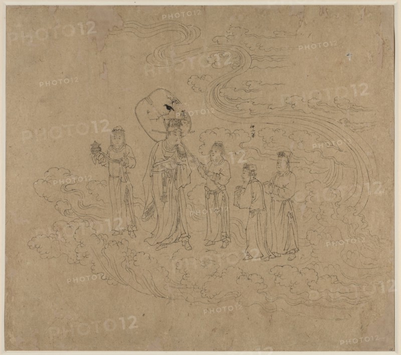 Album of Daoist and Buddhist Themes: Procession of Daoist Deities: Leaf 10
