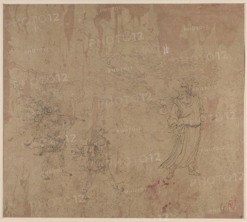 Album of Daoist and Buddhist Themes: Procession of Daoist Deities: Leaf 18