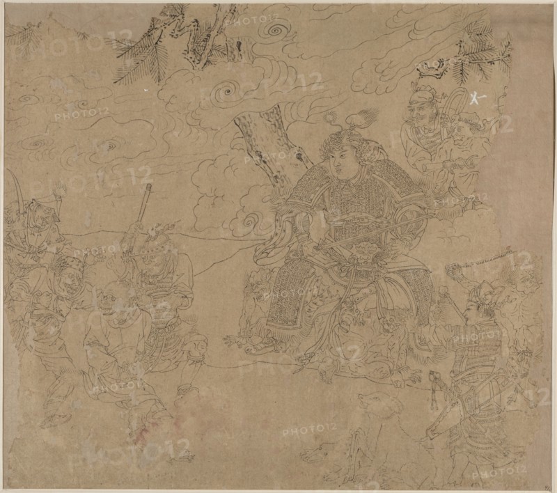 Album of Daoist and Buddhist Themes: Search the Mountain: Leaf 41, 1200s. China, Southern Song dynasty (1127-1279). Album, ink on paper (fifty leaves); sheet: 34.3 x 38.5 cm (13 1/2 x 15 3/16 in.).