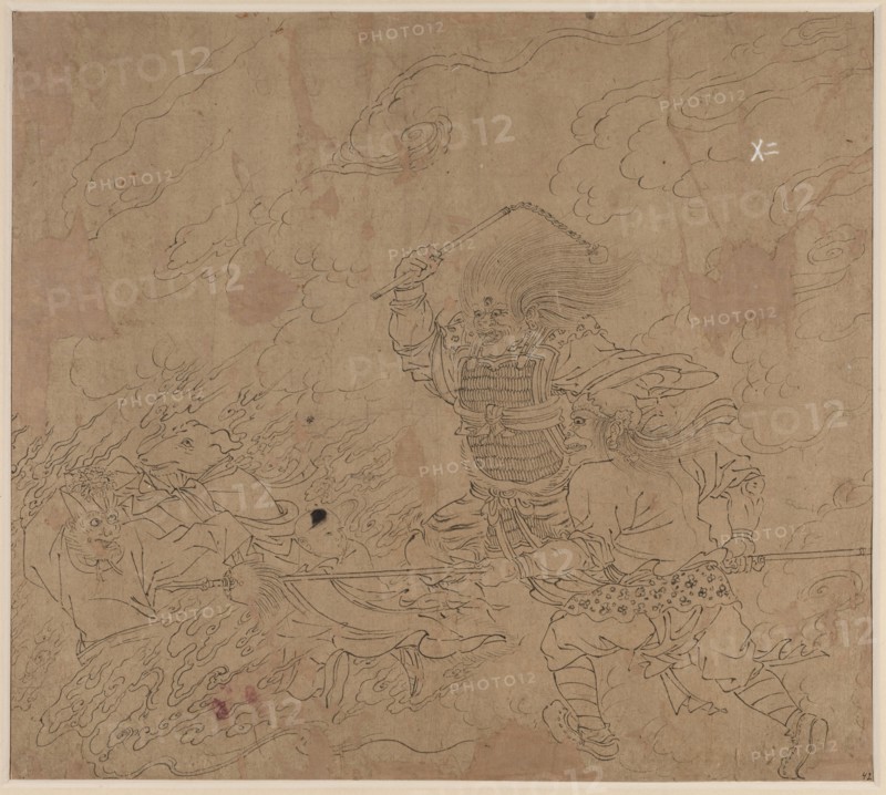 Album of Daoist and Buddhist Themes: Search the Mountain: Leaf 42, 1200s. China, Southern Song dynasty (1127-1279). Album, ink on paper (fifty leaves); sheet: 34.2 x 38.3 cm (13 7/16 x 15 1/16 in.).