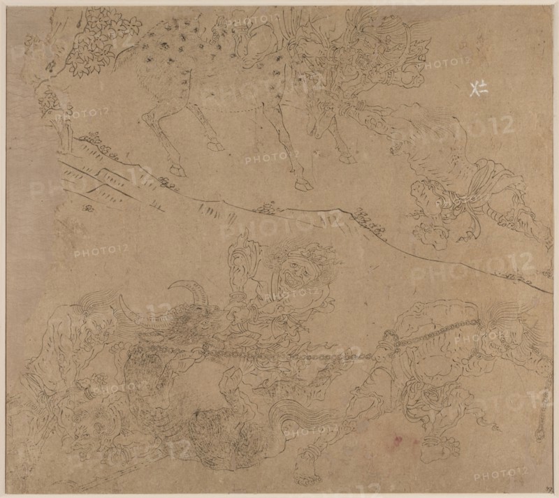 Album of Daoist and Buddhist Themes: Search the Mountain: Leaf 47, 1200s. China, Southern Song dynasty (1127-1279). Album, ink on paper (fifty leaves); sheet: 34 x 38.2 cm (13 3/8 x 15 1/16 in.).