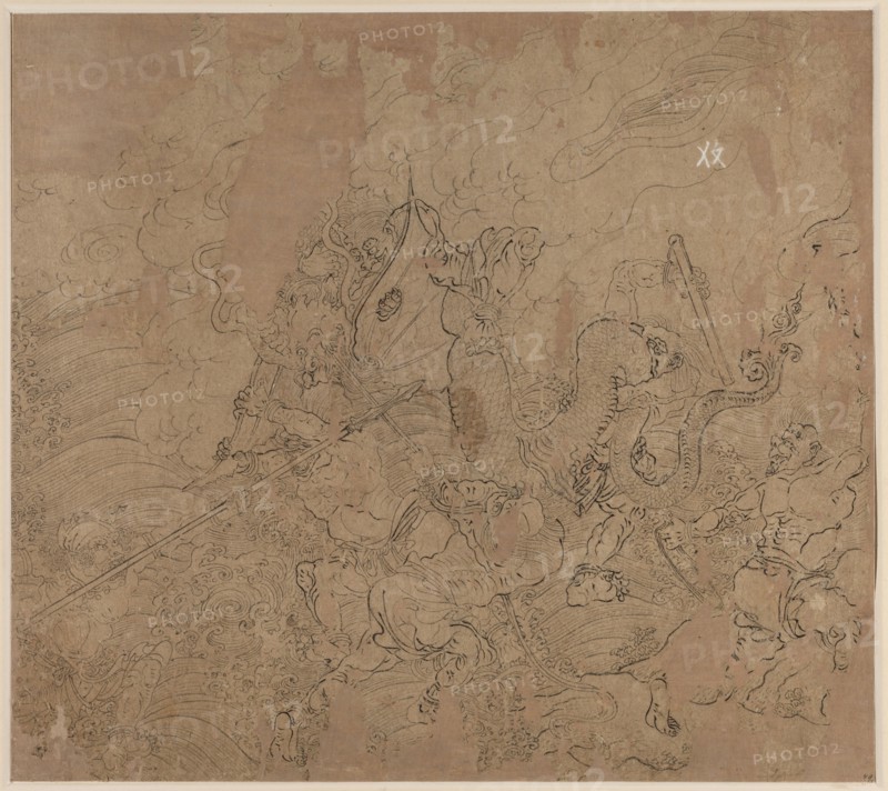 Album of Daoist and Buddhist Themes: Search the Mountain: Leaf 49, 1200s. China, Southern Song dynasty (1127-1279). Album, ink on paper (fifty leaves); sheet: 34.2 x 38.4 cm (13 7/16 x 15 1/8 in.).