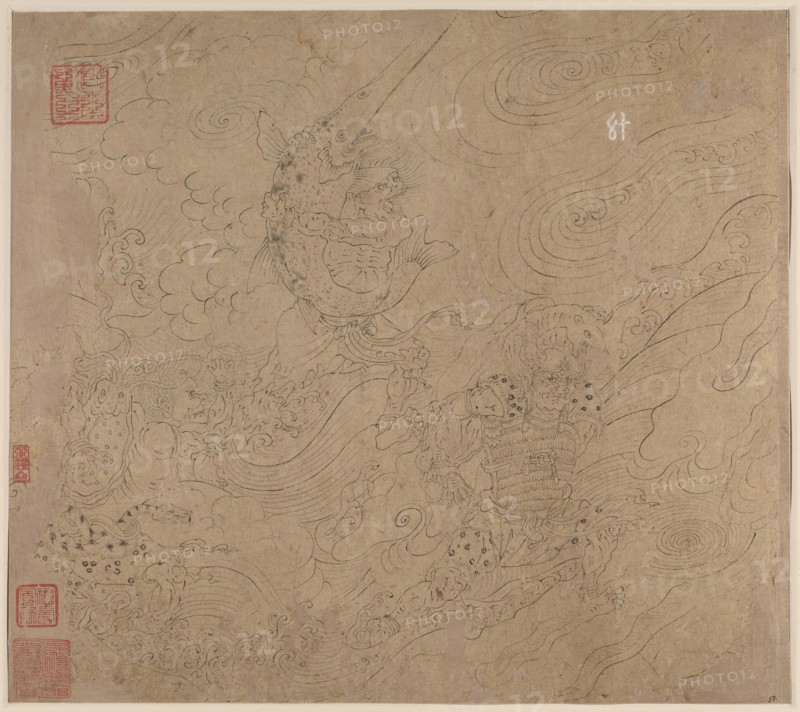 Album of Daoist and Buddhist Themes: Search the Mountain: Leaf 50, 1200s. China, Southern Song dynasty (1127-1279). Album, ink on paper (fifty leaves); sheet: 34.1 x 38.4 cm (13 7/16 x 15 1/8 in.).