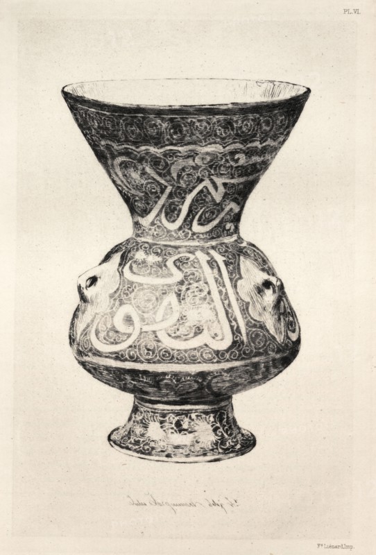 Book by Albert Jacquemart: History of the Ceramic Art: A Descriptive and Philosophical Study of the Pottery of All Ages and All Nations: Italy: Renaissance- Majolica of Urbino- Hunting Bottle with Historic Subjects (Plate VII), 1877. Jules Jacquemart (French, 1837-1880). Etching; sheet: 25.5 x 18 cm (10 1/16 x 7 1/16 in.); platemark: 19.2 x 12.9 cm (7 9/16 x 5 1/16 in.)