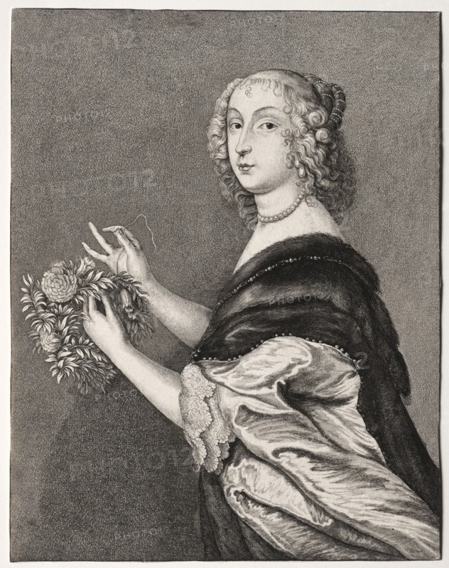 Cecilia, Lady Killigrew. Robert Gaywood (British, 1650-1711). Etching; sheet: 25 x 19.5 cm (9 13/16 x 7 11/16 in.)
