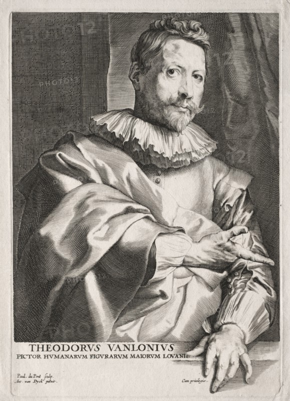 Theodorus VanLonius. Paulus Pontius (Flemish, 1603-1658), after Anthony van Dyck (Flemish, 1599-1641). Engraving; sheet: 26.2 x 19.3 cm (10 5/16 x 7 5/8 in.); platemark: 24.8 x 17.6 cm (9 3/4 x 6 15/16 in.).