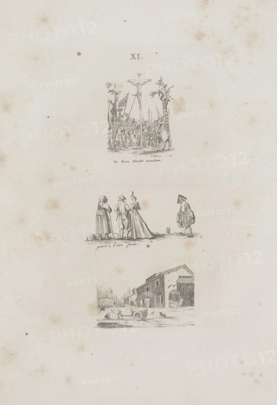 Art of the Lithograph: Three Engraving Examples, Plate XI, 1819. Alois Senefelder (German, 1771-1834). Lithograph; sheet: 30 x 23.3 cm (11 13/16 x 9 3/16 in.); image: 16.8 x 7.8 cm (6 5/8 x 3 1/16 in.)