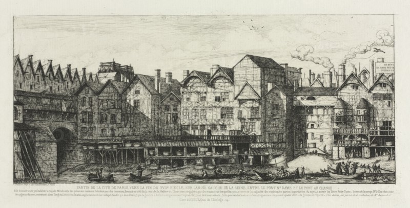 Part of the City of Paris at the End of the Seventeenth Century, 1861. Charles Meryon (French, 1821-1868). Etching; sheet: 32.5 x 48.2 cm (12 13/16 x 19 in.); platemark: 15 x 32.3 cm (5 7/8 x 12 11/16 in.)
