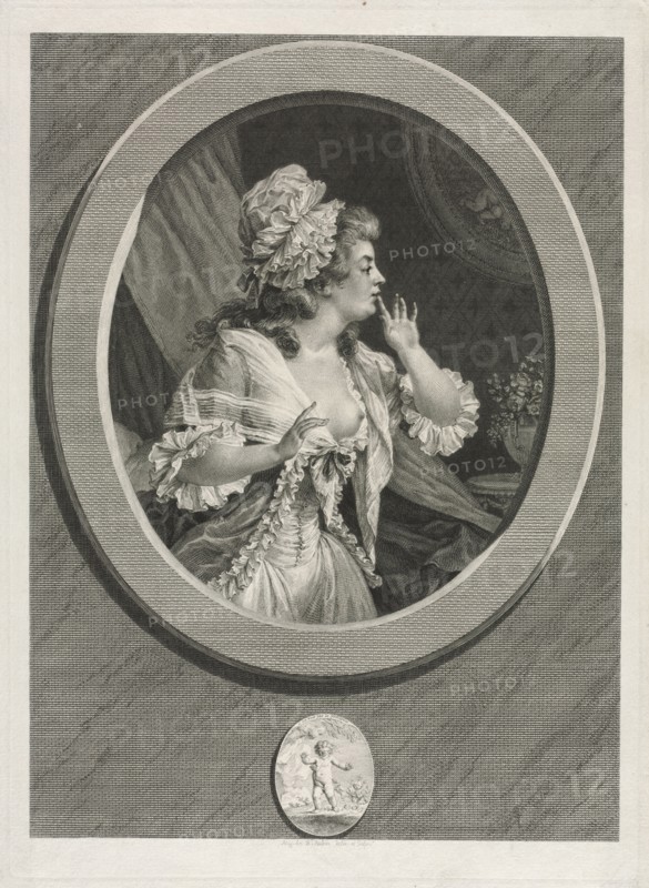At Least Be Discreet and You May Count on Me (pair), 1789. Augustin de Saint-Aubin (French, 1736-1807). Etching and engraving; sheet: 38.5 x 27.9 cm (15 3/16 x 11 in.); platemark: 36.6 x 26.6 cm (14 7/16 x 10 1/2 in.)
