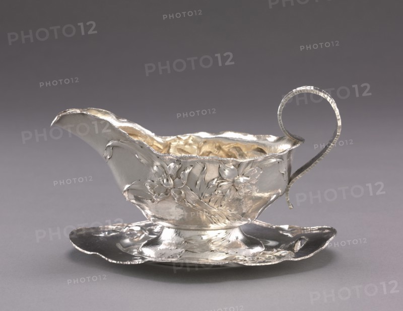 Sauce Boats and Trays, c. 1890. Barbour Silver Company (American), attributed to William Christmas Codman (British, 1839-1921). Silver; overall: 11.4 x 19.7 x 9.8 cm (4 1/2 x 7 3/4 x 3 7/8 in.).