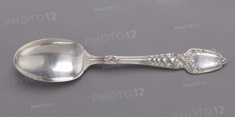 Table Spoon (Pattern "Broom Corn"), c. 1890. Tiffany and Company (American). Silver; overall: 21.9 x 4.5 cm (8 5/8 x 1 3/4 in.).