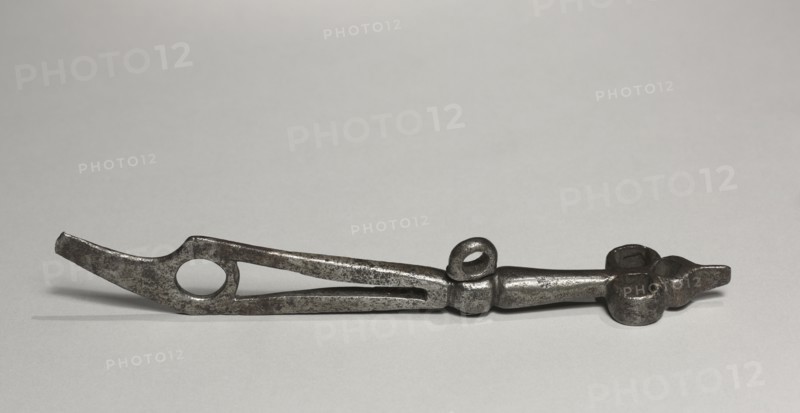 Spanner for a Wheel Lock Gun, 1600s. Germany, 17th century. Steel; overall: 16.5 x 2.5 cm (6 1/2 x 1 in.).