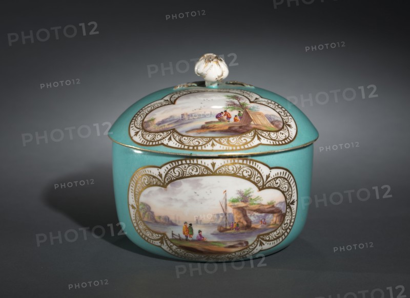 Bowl, c. 1750-1770. Meissen Porcelain Factory (German). Porcelain; overall: 14 x 38 x 14 cm (5 1/2 x 14 15/16 x 5 1/2 in.).