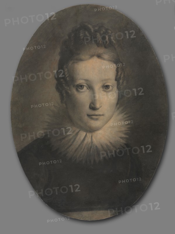 Portrait of Marie-Louise, Duchess of Parma, c. 1810-1814. François Gérard (French, 1770-1837). Graphite and black  and brown ink wash with white heightening; sheet: 50.8 x 47.2 cm (20 x 18 9/16 in.).